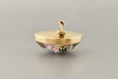 Reverse Crystal Floral Brooch