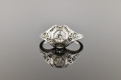 Diamond Filigree Ring
