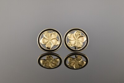 Framed Flower Earrings