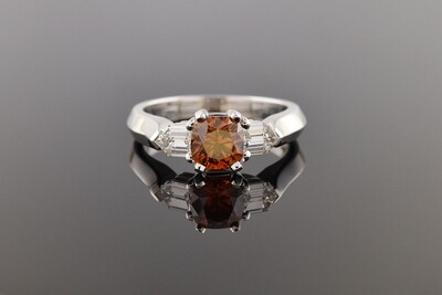 Natural Colored Diamond Ring