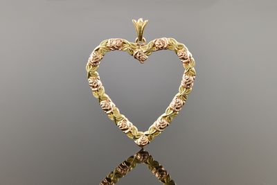 Floral Heart Pendant