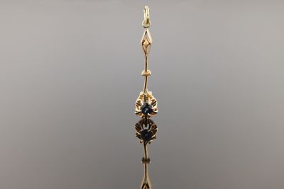 Sapphire Stick Pendant