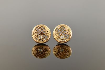 Diamond Lattice Earrings