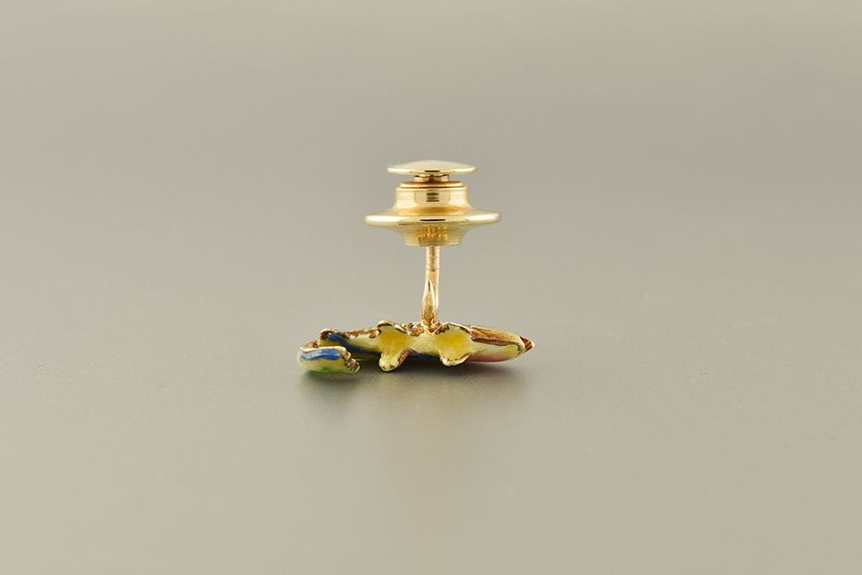 Enamel Fish Tie Tack