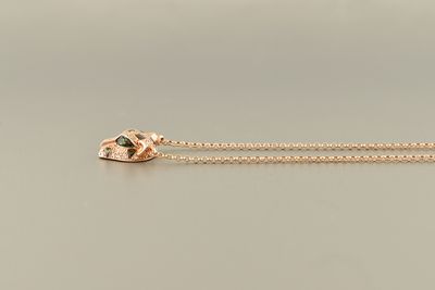 Diamond Panther Necklace