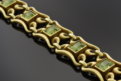Art Nouveau Peridot Bracelet