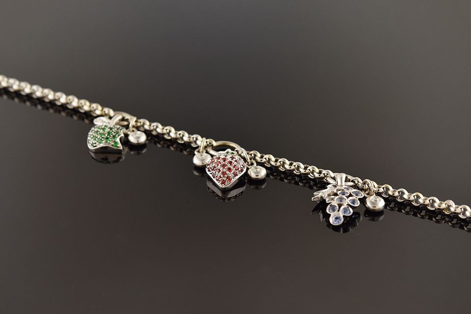 Fruit Charm Bracelet