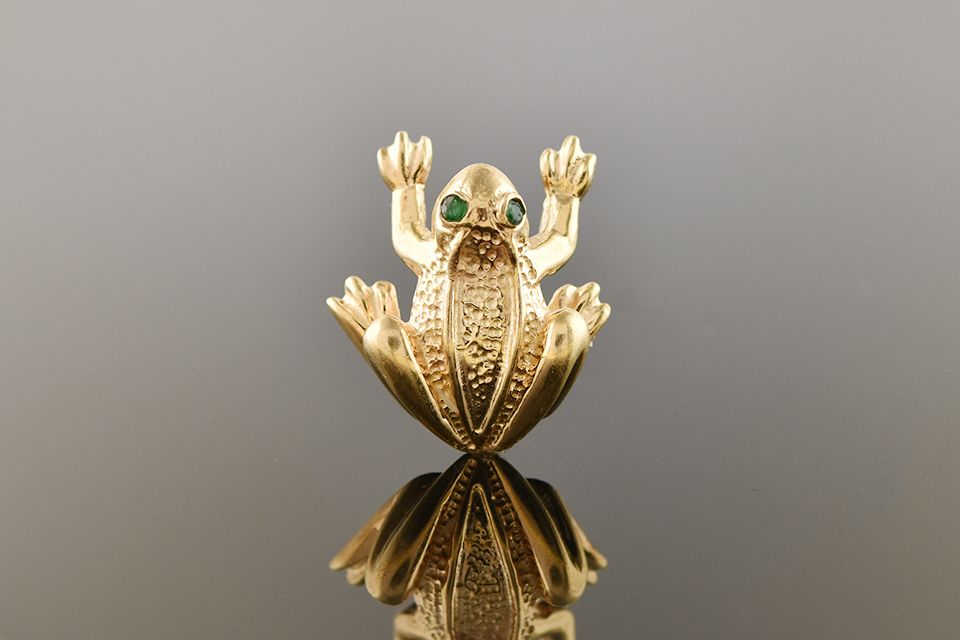 Realistic Frog Charm