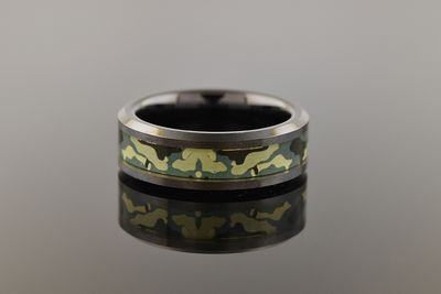 Camo Tungsten Band