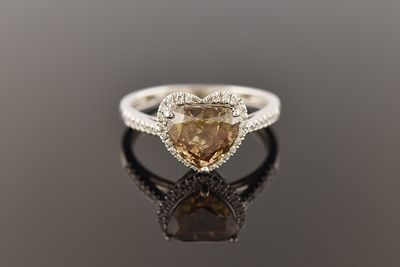 Heart Diamond ring