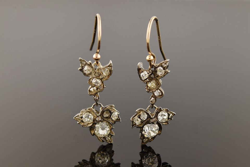 Victorian Leaf Earrings