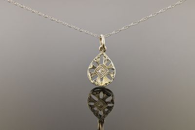 Art Deco Diamond Pendant