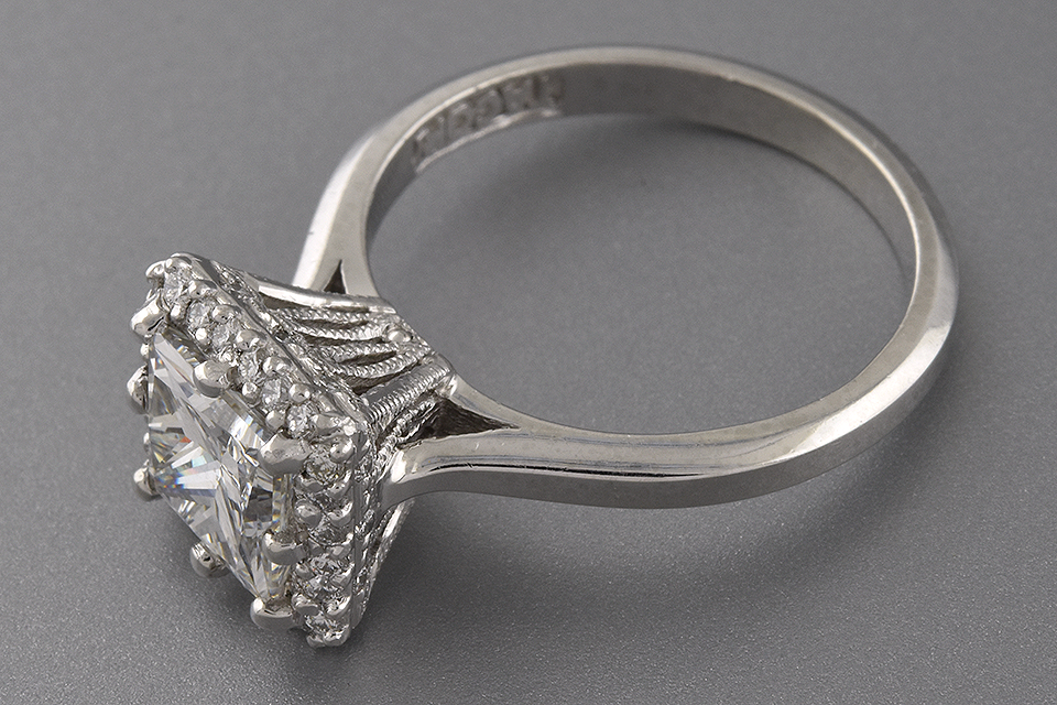 Tacori Princess Cut Diamond Engagement Ring