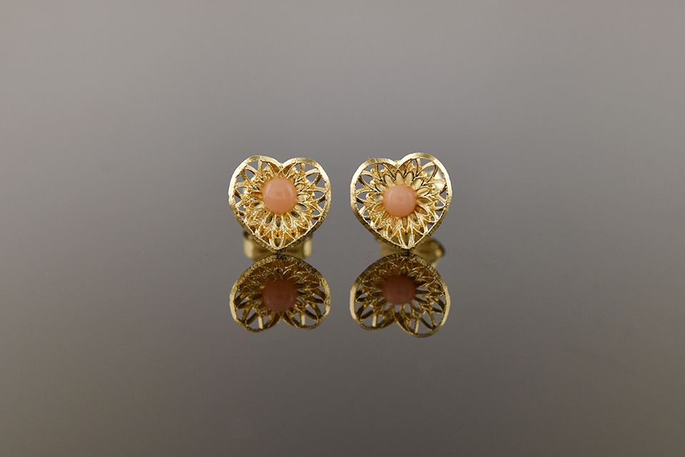 Filigree Heart Earrings