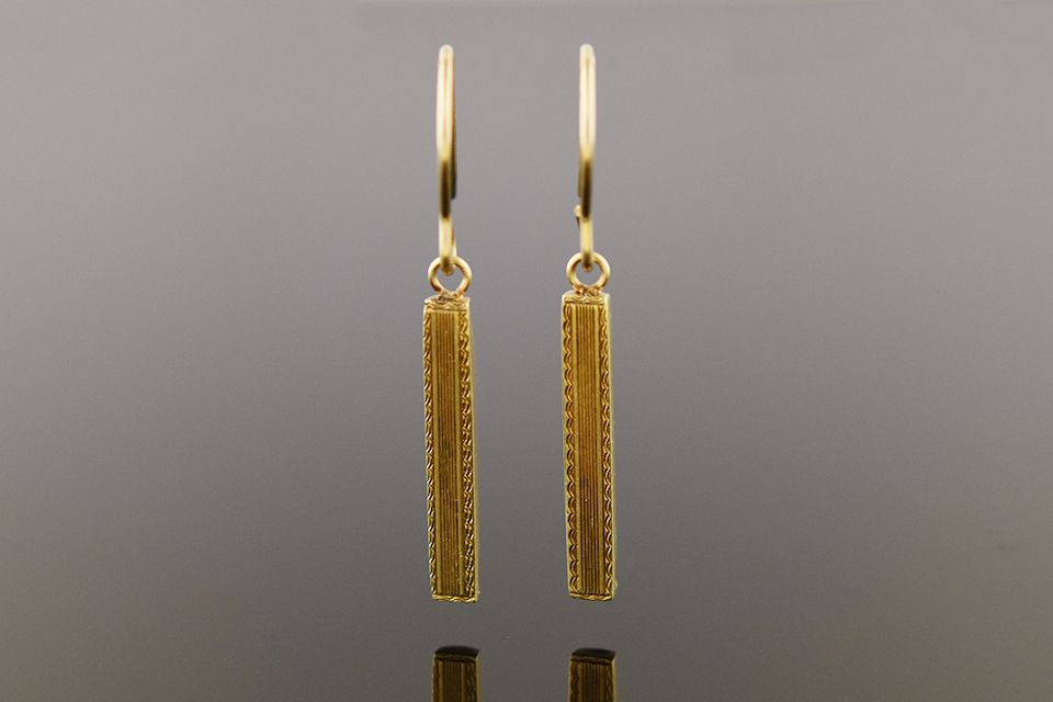 Vintage 14K Gold Dangle Earrings