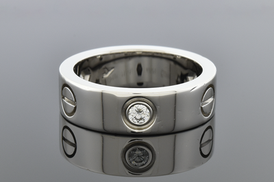 Cartier Diamond Set “Love” Ring