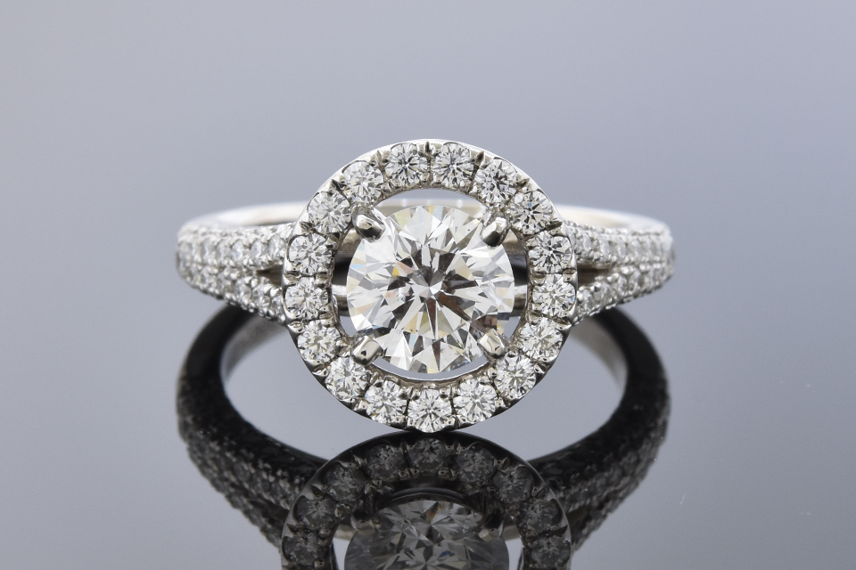 Split Shank Diamond Ring