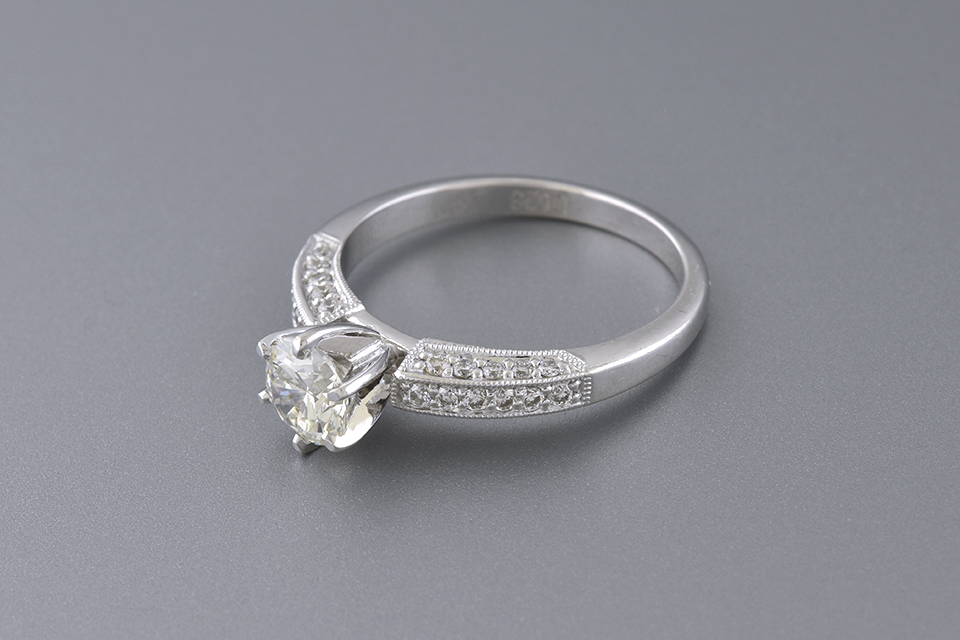 Classic Design .70 Carat Diamond Engagement Ring