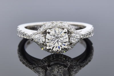 Colorless .73 Carat Diamond Engagement Ring By Simon G.