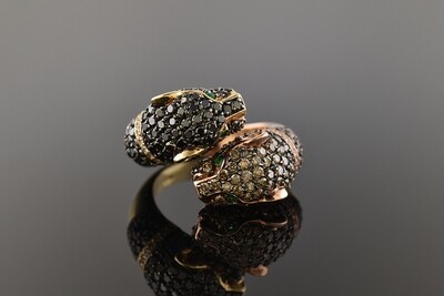 Effy Panther Bypass Ring