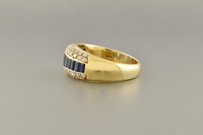 Sapphire &amp; Diamond Band
