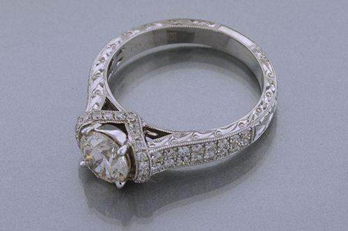 Vintage Style Diamond Ring