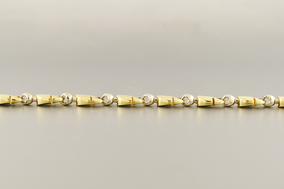 Two Tone Link Bracelet