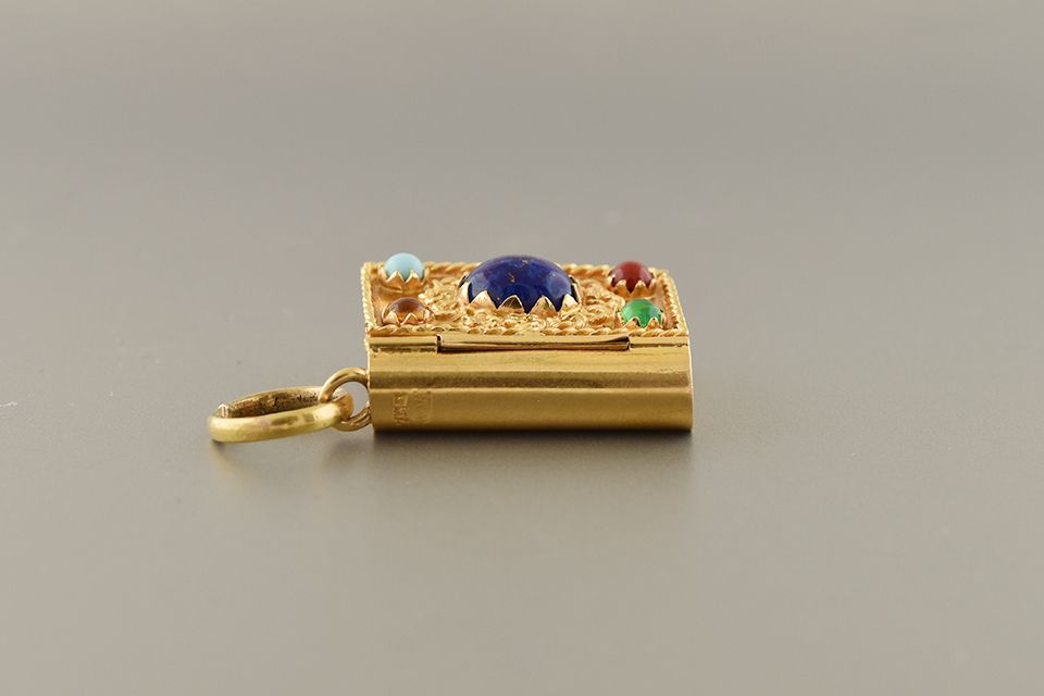 Gemstone Book Locket
