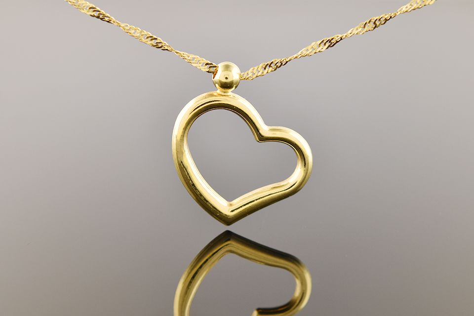Gold Heart Necklace