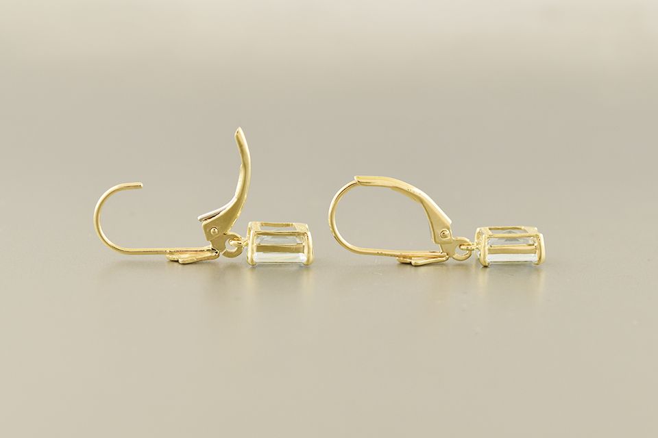Aquamarine Dangle Earrings