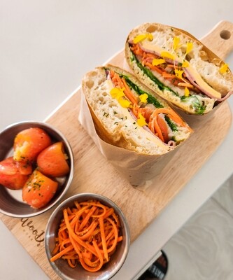 Ciabatta sandwiches