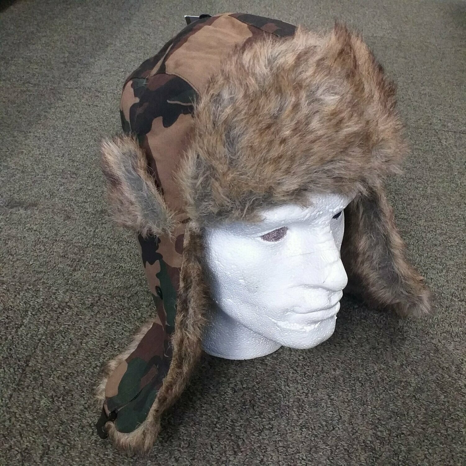 Camo cheap trapper hat