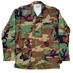 Genuine US Army BDU Shirt - Woodland