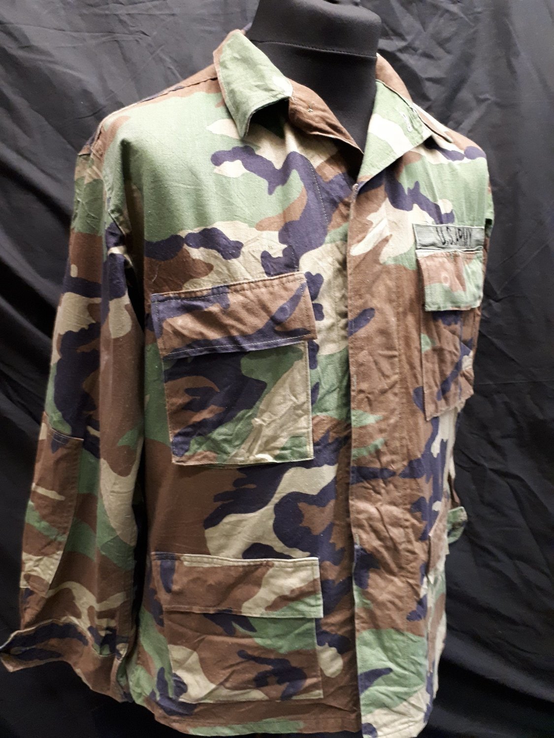 US BDU Woodland Camo Shirt