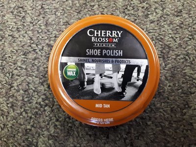 Cherry Blossom Mid Tan Shoe Polish