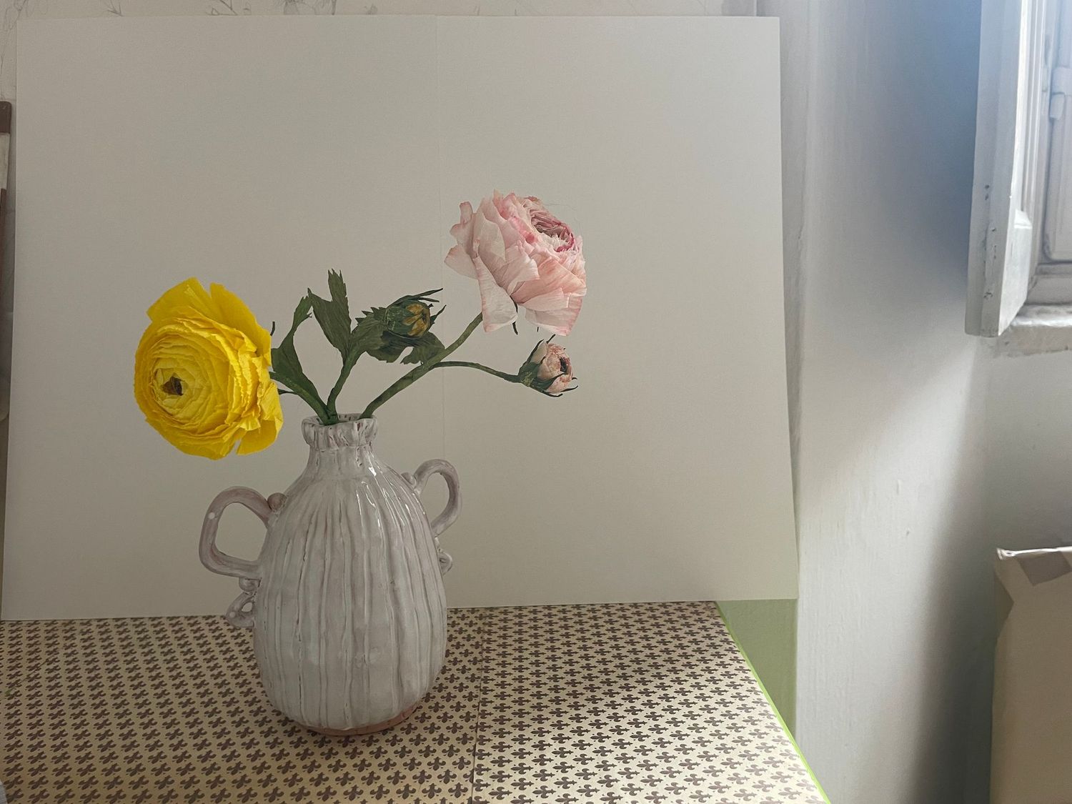 Vaso laccato terracotta