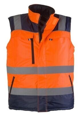 Gilet da lavoro HV reversibile