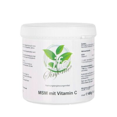LIFE SINFONIE MSM mit Vitamin C 400g