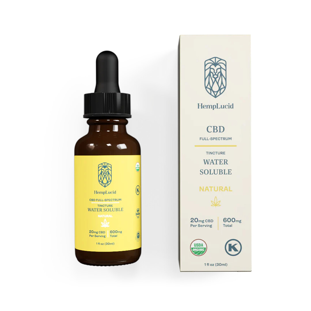 Hemplucid Full Spectrum Water Soluble Tincture 600mg