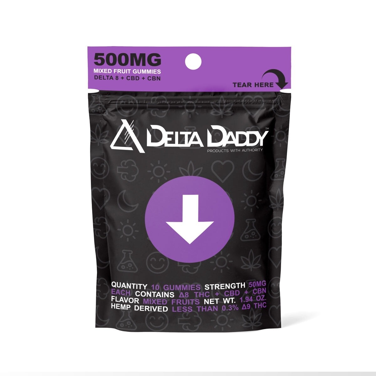 Delta Daddy Down Gummies