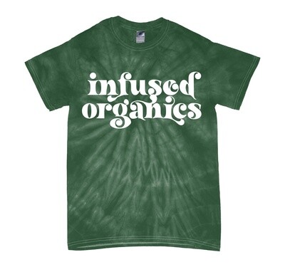 Infused Organics Green Swirl Tie Dye Shirt