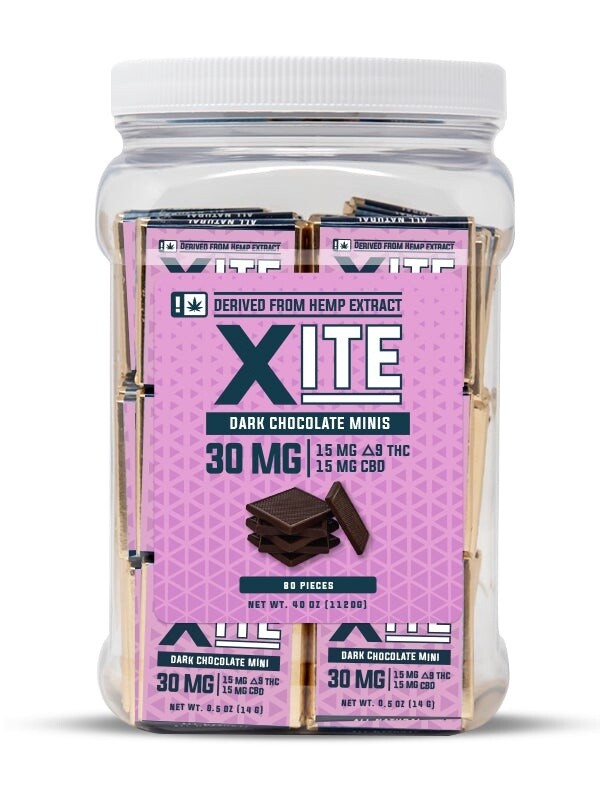 Xite Delta 9 | CBD Dark Chocolate Mini Barx
