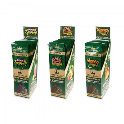 King Palm Hemp Wraps 2pk