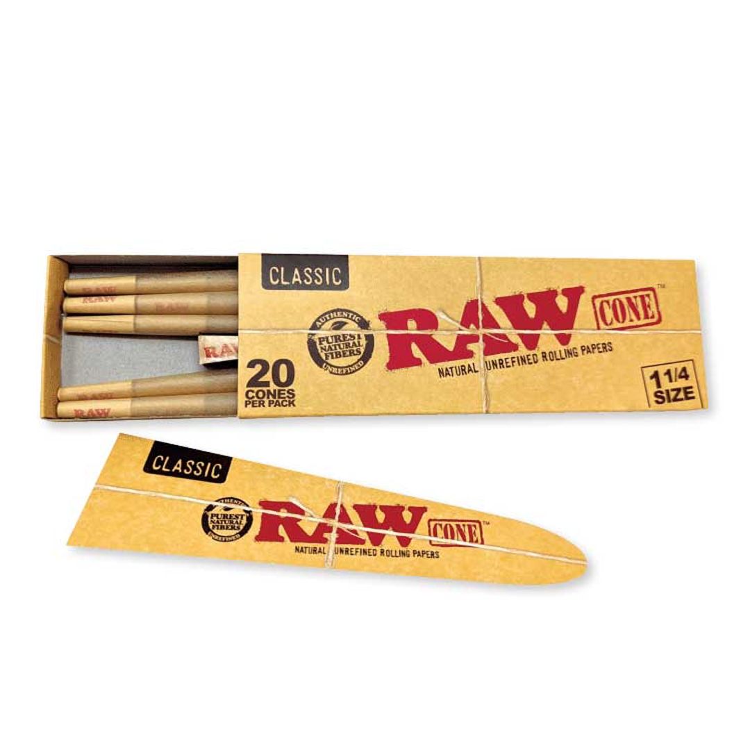 Raw 1 1/4  Cones 20ct