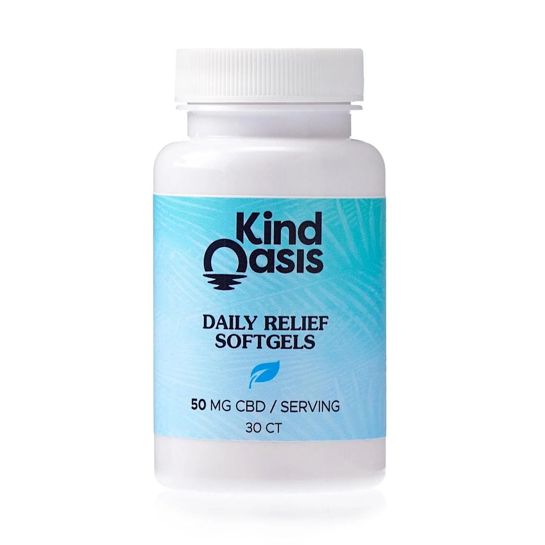 Kind Oasis | Daily Relief 50mg Softgels