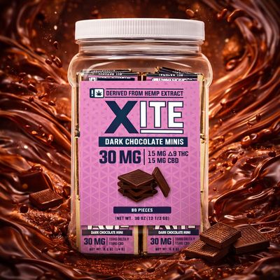 Xite Delta 9 | CBD Dark Chocolate Mini Bar