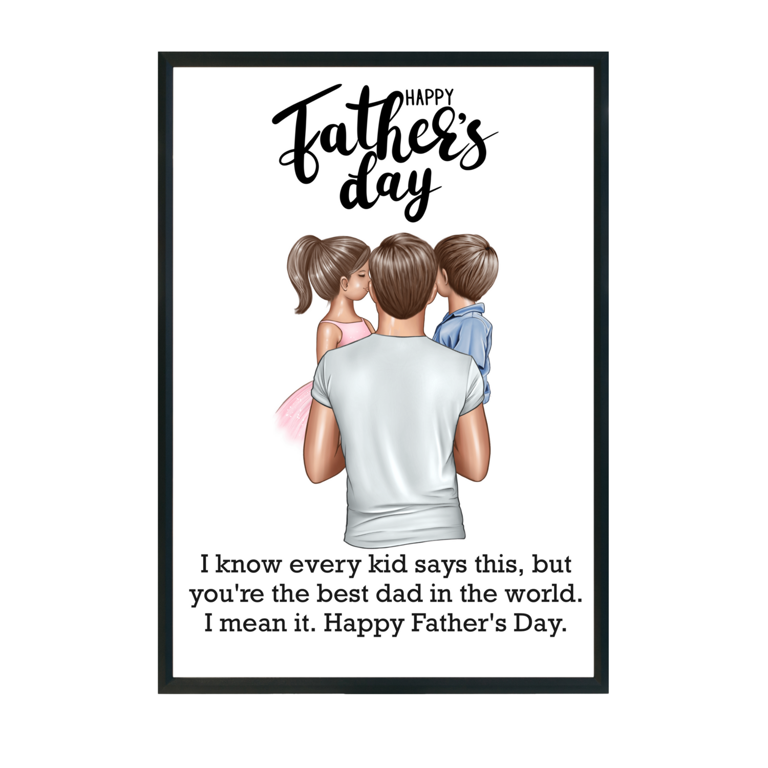 Father's Day & Kids A4 Frame
