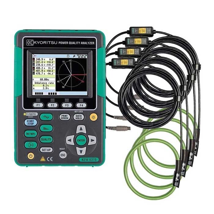 Power Analyzer and Clamp Sensor set Kyoritsu KEW 6315-04