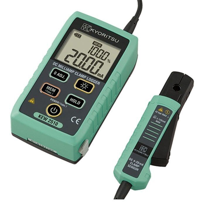 DC MILLIAMP CLAMP LOGGER kyoritsu KEW 2510
