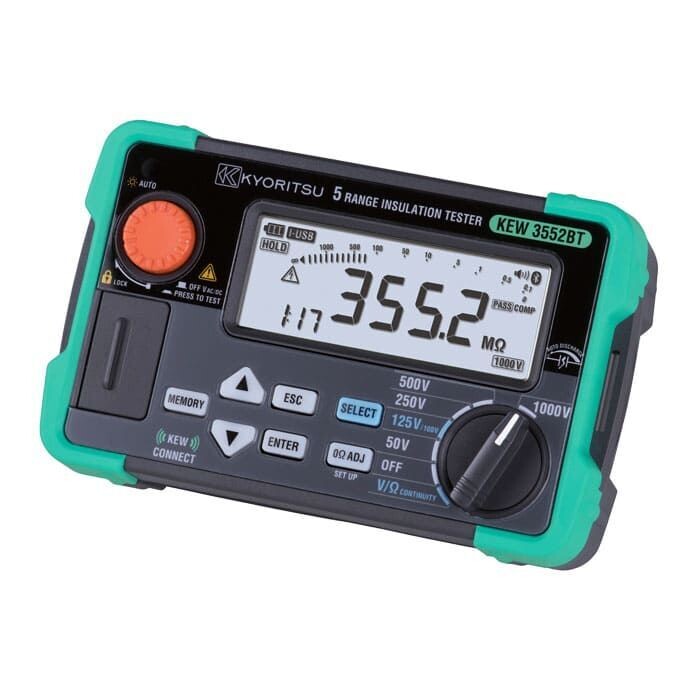 Kyoritsu 3552BT Digital Insulation Resistance Tester
